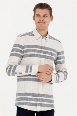 Мужская рубашка с длинным рукавом Stone - U.s. polo assn фото 10