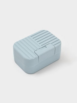 Цена за 2 шт. Мыльница дорожная "Лайн", цвет серый