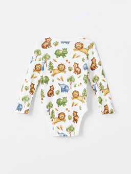 Bisiklet Yaka Bask?l? Erkek Bebek ??t??tl? Body - Waikiki фото 2