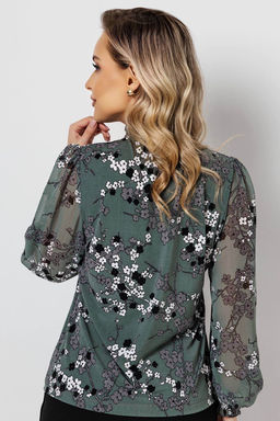 Блузка женская 7059/19/Оливковый