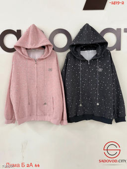 Женская толстовка на молнии с капюшоном - Bruno фото 7