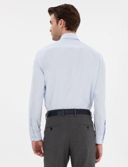 A__k Mavi Slim Fit Uzun Kollu Basic G_mlek - Pierre cardin фото 5