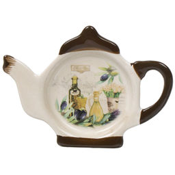 Подставка для чайных пакетиков, доломит, фигурная, Левадия (419416) /DANIKS/  фото 3