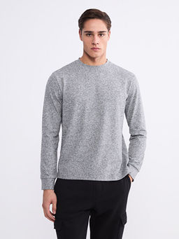 Bisiklet Yaka Erkek Sweatshirt