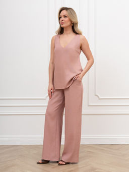 Блузка (топ) Сибелла-4 из вискозы со льном - Виотекс фото 41