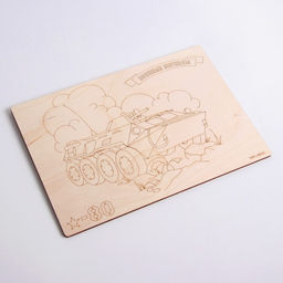 Досочки для выжигания «Боевая техника»