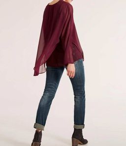 Блузка, бордовая - Heine фото 4