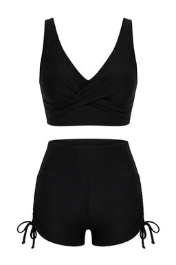 Siyah Tunelli Bralette Bikini Tak?m? TBESS26BT00007