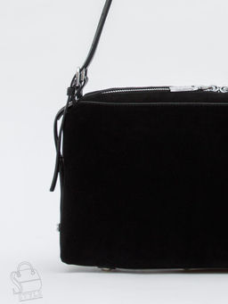 Сумка женская кожаная 6060L black Polina&Eiterou в Новосибирске