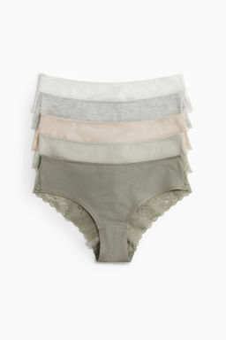 Pack de 5 bragas hipster