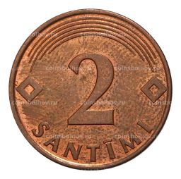 2 сантима 2000 года Латвия