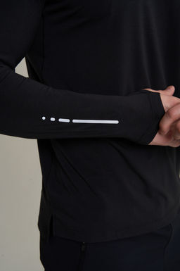 Лонгслив Черный ANTA RUNNING LS Tee  фото 10