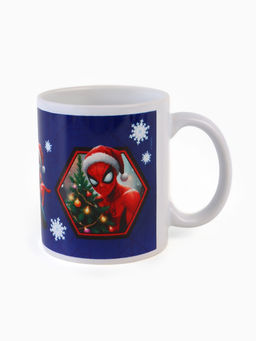 Кружка новогодняя сублимация 320 мл, Человек-паук