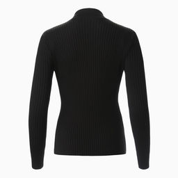 Джемпер женский на пуговицах MINAKU: Knitwear collection, чёрный, размер 46-48