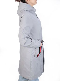 908 GRAY Ветровка женская NANOGUE (100% полиэстер) - Фабричный китай фото 4