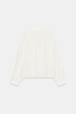 BLUSA ROM?NTICA ENTREDOSES / Crudo - Zara фото 7