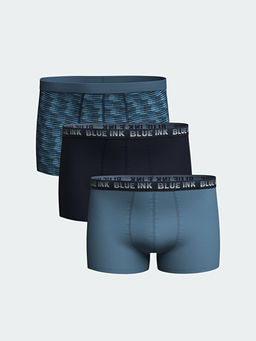 Standart Kal?p Pamuklu Esnek Erkek Boxer 3l?