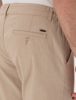Bej Slim Fit Keten G_r_n_ml_ Kanvas Pantolon