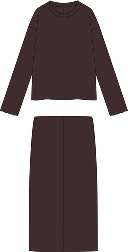 свитшот+юбка 2ЖСЮ5803301