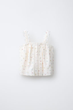 TOP SCHIFFLY PUNTILLA / Crudo - Zara фото 2