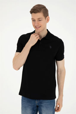 Мужская черная футболка - U.s. polo assn фото 3