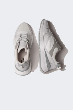 Женские кроссовки из искусственной кожи на плоской подошве со шнуровкой - Defacto фото 8