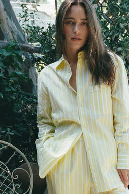 STRIPED PYJAMA SHIRT - Zara фото 4