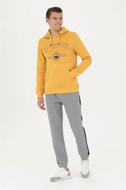 Мужские серые меланжевые спортивные штаны - U.s. polo assn фото 3