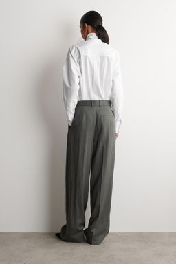 PANTAL?N WIDE LEG FLUIDO RELAXED FIT - H&m фото 6