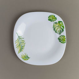 Тарелка квадратная 200 мм / FP-80XN (7242) /уп 6/48/ Монстера - Галеонтрейд фото 11