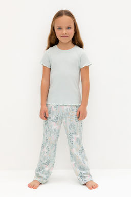 К 1636/серое небо,лесная тайна пижама для дев