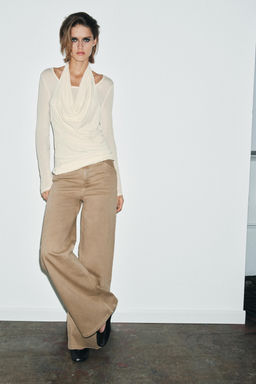 DOUBLE LONG SLEEVE T-SHIRT - Zara фото 11