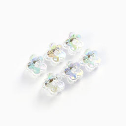 Краб для волос Для тебя с любовью, набор 6 шт., 1.5?1.5 см - Art beauty фото 4