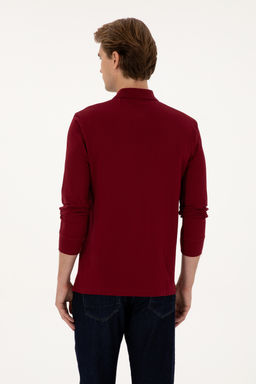 Erkek Bordo Basic Sweatshirt Sepette S_rpriz _ndirim - U.s. polo assn фото 12