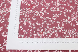 Штапель Цветочный вихрь цв.лилово-розовый, СОРТ2, ш.1.45м, вискоза-100%, 100гр/м.кв - Купава фото 14