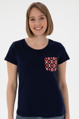 Kad_n Lacivert Ti__rt Sepette S_rpriz _ndirim - U.s. polo assn фото 3