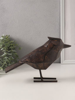 Фигурка полистоун «Чёрная птица. Грани», 24×9×16.5 см