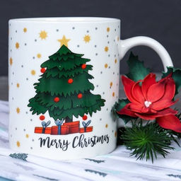 Кружка новогодняя 380 мл / FG502 /уп 72/ - Галеонтрейд фото 2