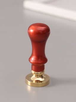 Печать для сургуча с пластиковой ручкой «Буква R на вензеле», 2.5×2.5×6.5 см