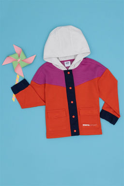 Фиолетовый свитшот для девочки