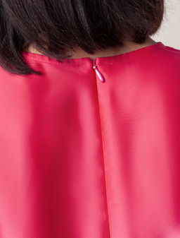 VILATTE / Платье из плотного полуматового сатина фото 2