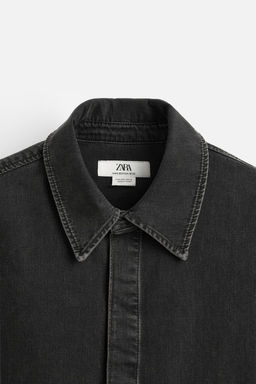 LIMITED EDITION DENIM SHIRT - Zara фото 8