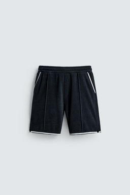 CONTRAST TOWELLING BERMUDA SHORTS - Zara фото 15