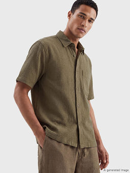 Regular Fit Erkek Dokulu G?mlek