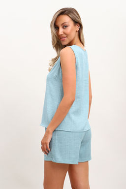 Костюм с шортами КЖ-001 Лен