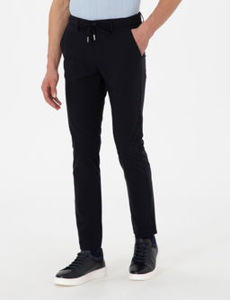 Lacivert Slim Esnek Jogger Fit Kanvas Pantolon - Pierre cardin фото 3