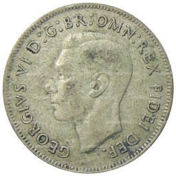 1 флорин (2 шиллинга) 1951 года Австралия  50 лет Федерации