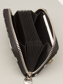 LACCOMA кредитница LA-6377-черный-серебристый натуральная кожа  фото 4