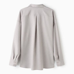Блузка женская MIST plus-size, размер 52, серо-бежевая
