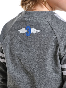 Лонгслив с принтом UD 4125 графит - Mini maxi фото 6